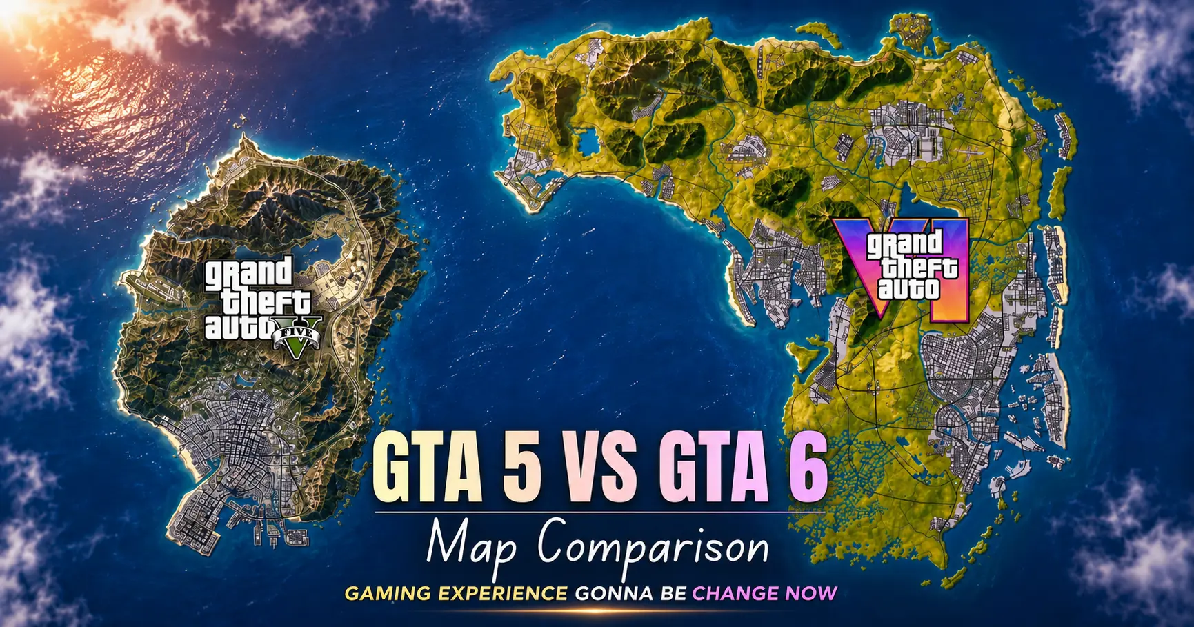 GTA 5 Map vs GTA 6 Map