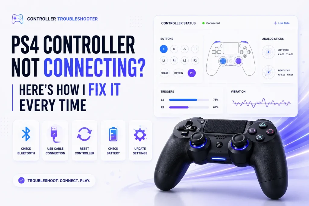 PS4 Controller Not Connecting