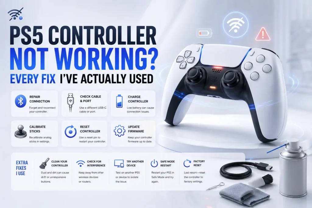 PS5 Controller Not Working?