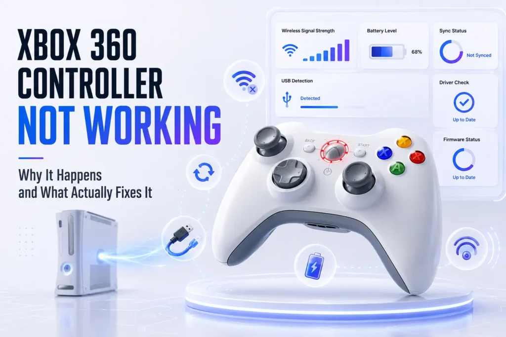 Xbox 360 Controller Not Working